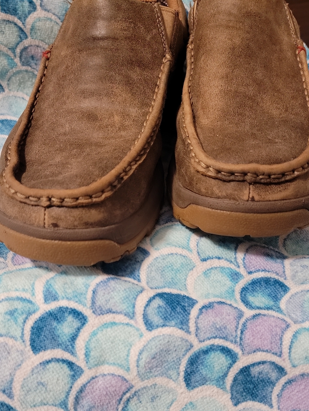 Twisted X Mens Slip on Driving Moc Shoe with Cellstretch Size 12M - Picture 5 of 13